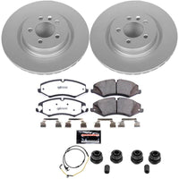 Power Stop 2017 Land Rover Discovery Front Z36 Coated Truck & Tow Brake Kit
