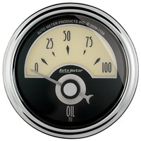 AutoMeter Gauge Oil Press 2-1/16in. 100PSI Elec Cruiser Ad