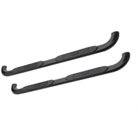 Westin 2014-2018 Chevy Silverado 1500 Dbl Cab (Body Mount) Platinum 4 Oval Nerf Step Bars - Black