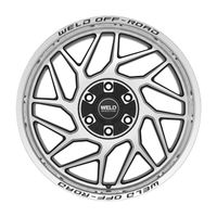 Weld Fulcrum 20x12 / 8x180 / 4.75 BS / 124.3 HB - Gloss Black Machined - Non-BL Wheel