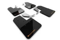 Rally Armor 21-25 Ford Bronco (Steel Bmpr - NO Rptr/Sprt - NO RR/RB) Blk Mud Flap w/Cy Orange Logo