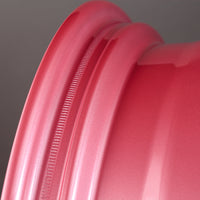 Gram Lights 57DR 18x9.5 +38 5x120 Sakura Pink Wheel (w/ Center Cap & No. 21 BK Air Valve)