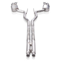 Stainless Works 2018+ Ford Mustang GT 3in Legend Series Catback H-Pipe w/Active Valves & Quad Tips