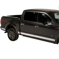 Putco 09-14 Ford F-150 Super Crew 6.5 Short Box - 7in Wide - 12pcs Pro SS Rocker Panels