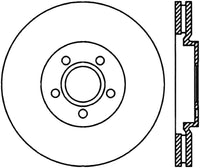 StopTech 03-09 Chrysler PT Cruiser Tur / 03-05 Dodge Neon SRT-4 Front Left Slotted & Drilled Rotor