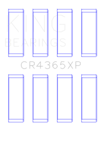 King Engine Bearings Ford Zetec S/Ecoboost1.6 (Size 0.25) Connecting Rod Bearing Set