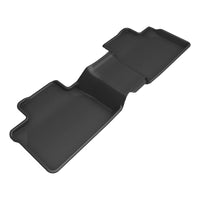 3D MAXpider 25+Toyota Camry Kagu 2nd Row Floor Liners- Black