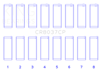 King Engine Bearings 01-09 GM Duramax 6.6L A Rod (Size STD) Connecting Rod Bearing Set