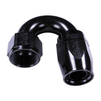 Russell 16AN ProClassic 180 Degree Hose End - Black