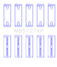 King Engine Bearings Suzuki M16A (Size .026) Crankshaft Main Bearings (Set of 5)