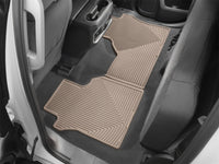 WeatherTech 2019+ Chevrolet Silverado 1500 Rear Rubber Mats - Tan