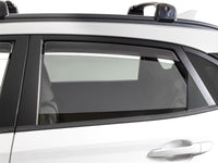 WeatherTech 18-23 Hyundai Kona Rear Rear Side Window Deflectors-Dark Tint