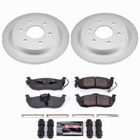 Power Stop 04-10 Infiniti QX56 Rear Z23 Coated Brake Kit