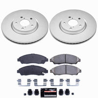 Power Stop 07-13 Acura MDX Front Z23 Coated Brake Kit