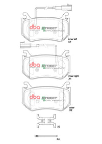 DBA 2017+ Alfa Romeo Giulia Quadrifoglio SP Performance Rear Brake Pads