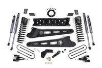 Zone Offroad 2019 Ram 3500 4in Radius Arm Bracket Gas - 2in Rear Block w/ Overload - Nitro Shocks