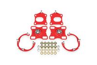 BMR Suspension 11-14 Ford Mustang Caster/Camber Plates - Red
