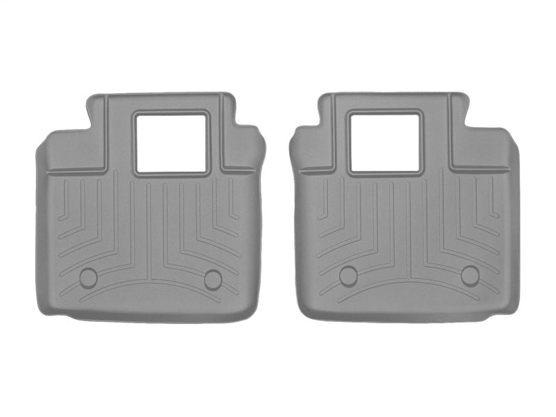 WeatherTech 2014+ Maserati Quattroporte Rear FloorLiner - Grey (fits Models w/ 4 Zone Climate Cntrl)