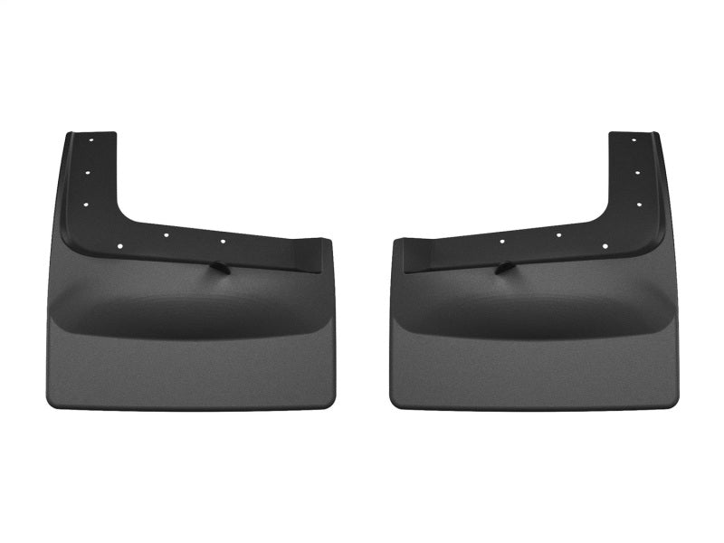 WeatherTech 17+ Ford F-350 Dually No Drill Mudflaps - Black
