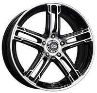 Enkei FD-05 18X7.5 5x100 53mm Offset 72mm Bore Matte Black Wheel (MOQ 40)