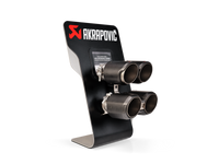 Akrapovic Counter Display with BMW M3/M4 Sample Tail Pipe Sets