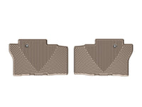 WeatherTech 2016+ Honda Pilot Rear Rubber Mats - Tan