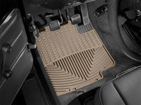 WeatherTech 87-95 Jeep Wrangler Front Rubber Mats - Tan