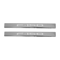 Putco 15-20 Ford F-150 - Regular Cab & SuperCab w/ F-150 Etching - 4pcs SS Door Sills