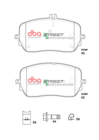 DBA 2021+ Mercedes-Benz GLE53 AMG 4Matic SP Performance Front Brake Pads