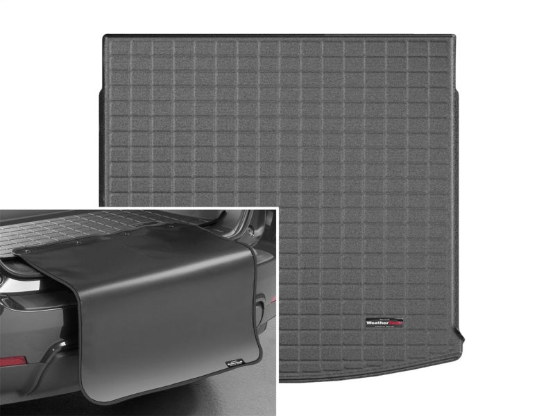 WeatherTech 2020+ Volkswagen Atlas Cross Sport Cargo Liner with Bumper Protector - Black