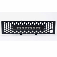 Putco 11-18 Ram HD - SS Punch Style Bumper Grille Insert w/ 10in Luminix Light Bar (Black)