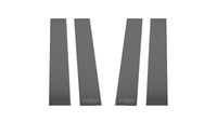 Putco 2020 Chevy Silv HD 2500/3500 - Chevrolet Bow Tie Etching (6pcs) Black Platinum Pillar Posts