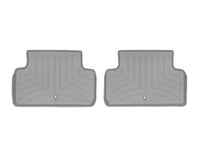 WeatherTech 2019+ Genesis G70 Rear FloorLiner - Grey (2-Piece Liner)