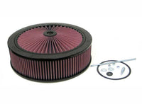 K&N X-Stream Flow Control 4Bl Holley No Choke 14X4