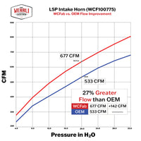 Wehrli 17-24 Duramax L5P High Flow Intake Horn - WCFab Grey