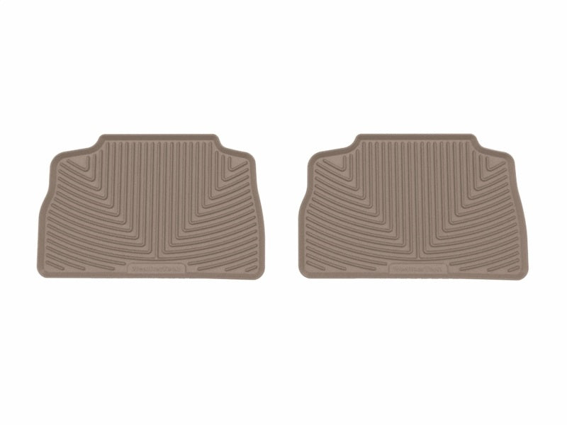 WeatherTech 20-26 BMW X6 40i 2nd Row Rear All-Weather Floor Mats - Tan