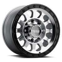 Method MR315 17x8.5 +25mm Offset 8x6.5 130.81mm CB Machined Wheel - Gloss Black Lip