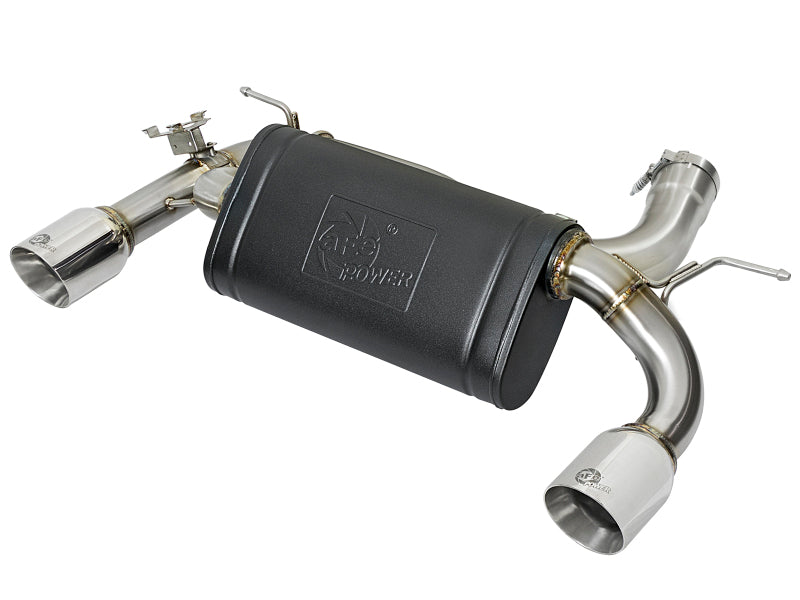 aFe MACHForce XP 16-17 BMW 340i/iX 440i/iX L6-3.0L (t) SS Axle-Back Exhaust w/Polished Tips