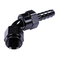 Russell 6AN ProClassic Crimp 60 Degree Hose End - Black