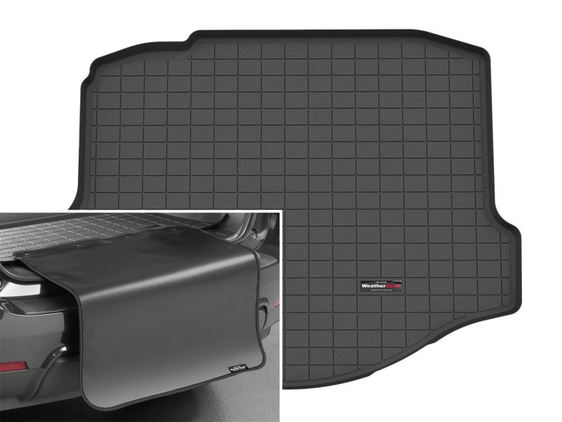 WeatherTech 10-11 Chevrolet Camaro Cargo Liner w/ Bumper Protector - Black
