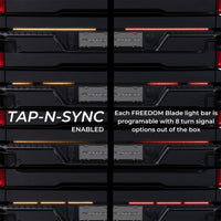Putco 20-22 Ford Super Duty 60In Direct Fit Blade Kit Tailgate Bars (w/ LED or Halogen lamps)
