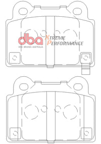 DBA 08-14 Mitsubishi EVO XP650 Rear Brake Pads