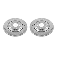 Power Stop 03-10 Audi A8 Quattro Rear Evolution Drilled & Slotted Rotors - Pair