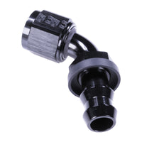Russell 8AN Twist-Lok 60 Degree Hose End - Black