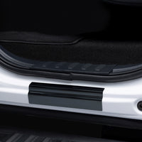 Putco 15-20 Ford F-150 - SuperCrew w/ F-150 Etchinng (4pcs) Black Platinum Door Sills