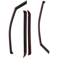 Westin 02-06 Cadillac/Chevy/GMC Escalade ESV/EXT/Avalanche In-Channel Wind Deflector 4pc -Smoke