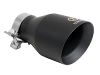 aFe Takeda Universal Exhaust Tip 3 IN Inlet x 5 IN Outlet x 9 IN L- Black