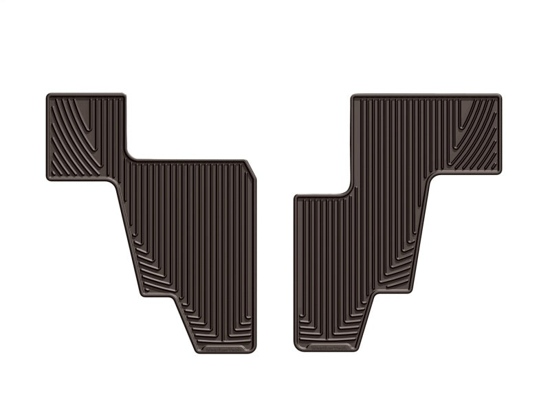 WeatherTech 2013+ Mercedes-Benz GL-Class Rear Rubber Mats - Cocoa