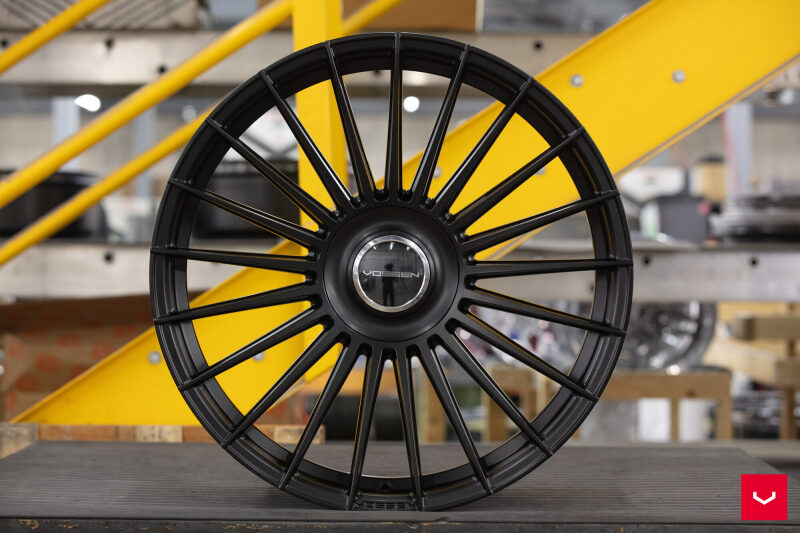 Vossen HF-8 22x9 / 5x114.3 / ET32 / 70.3 / Flat - Satin Black Wheel
