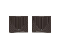 WeatherTech 2013+ Lexus ES Rear Rubber Mats - Cocoa